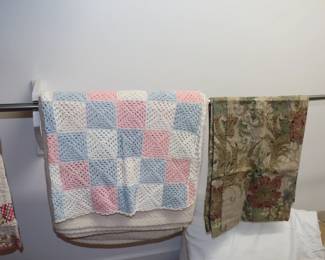 vintage Afghans and quilts