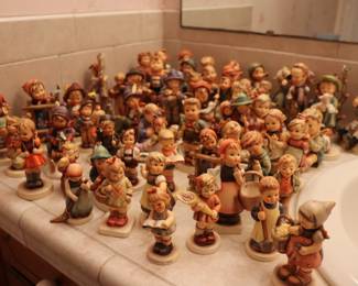 Huge collection of humels or As our Good Friend at Bubble Bee Estate Sales told us "Target Practice" LOL