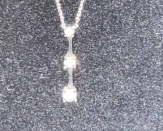 14K Gold Diamond Necklace