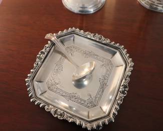 Sterling Silver Serving Pieces and Candlesticks