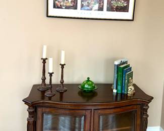 Cherry wood tv cabinet 