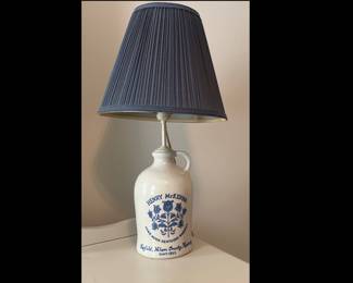 Lot 1019 Vintage Henry McKenna Kentucky Whiskey Jug Table Lamp