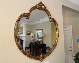 Lot 1061 Gold Ornate Wall Mirror
