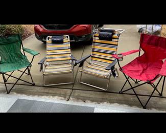Lot 1388 4 Folding Chairs