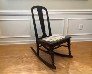 Lot 1092 Antique Petite Rocking Chair