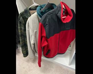 Lot 1106 Mens Eddie Bauer Polartech Fleece Jackets Freedom Foundry Shacket XL