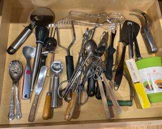 Lot 1181 Assorted Kitchen Serving Utensils