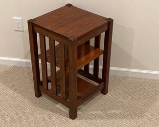 Lot 1285 Hand Made Mission Style End Table Side Table