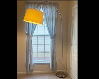 Lot 1022 Arc Floor Lamp Silver Finish