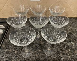 Lot 1332 8 Crystal Stemware ChampagneSherbet Glasses Fairmont by SchottZwiesel