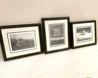 Lot 1371 David Knowlton Signed Numbered Winter Holiday Art Prints