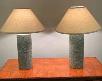 Lot 1287 2 Contemporary Table Lamps