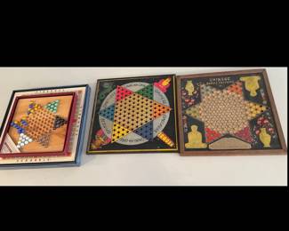 Lot 1435 Vintage Chinese Checkers Scrabble Games