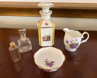 Lot 1423 Vintage Perfume Containers Jason Bone China
