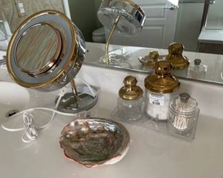 Lot 1109 Vintage Vanity Storage Mirror