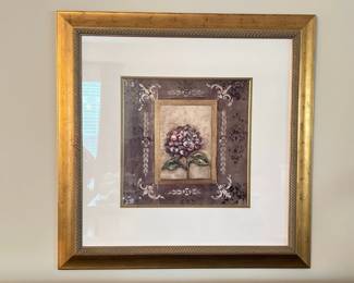 Lot 1154 Large Floral Wall Art