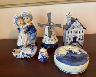 Lot 1074 Delfts Holland Blue White Lot