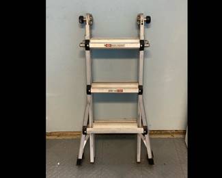 Lot 1378 Gorilla Ladder 4 in 1 Aluminum Ladder