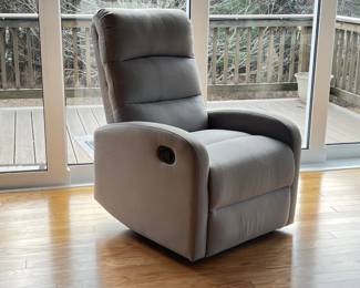 Lot 994 Upholstered Small Scale Recliner