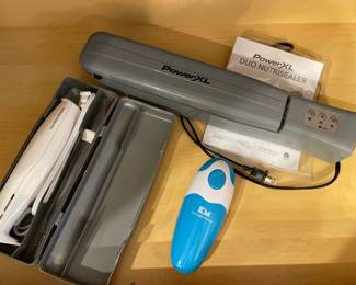 Lot 1328 Kitchen Mama Can Opener Power XL Sealer Hamilton Beach Slicer