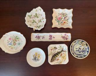Lot 1069 Porcelain Trinket Dishes Royal Adderley Royal Worcester Aynsley Wedgwood Hammersley