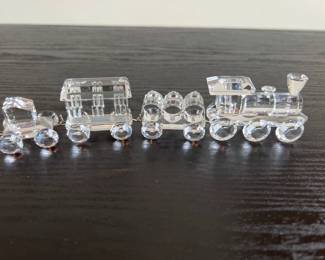 Lot 1233 Swarovski Crystal 4 Piece Train