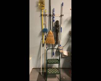 Lot 1391 Household Cleaning Items Stepstool