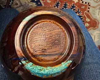 Available for presale $800. This beautiful wood vase was purchased in 2008 for $1,825.00