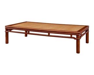 Lot 388: Huanghuali Daybed Ta Ming Dynasty, 16TH – 17TH CENTURY | 明十六至十七世紀 黃花梨裹腿做矮老涼榻