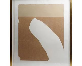 217: Framed Robert Motherwell, Untitled (from the Flights Portfolio), 1971