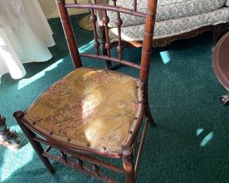 vintage chair = too cute!!