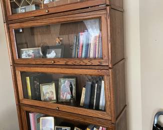 lawyer bookcase & books