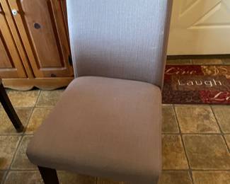 4 of these nice parsons chairs