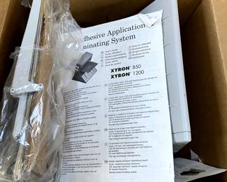 Xyron laminate system.