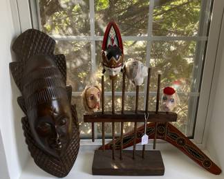 MAsk, French and Bali Puppets, boomerang