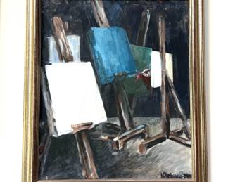 Oil painting... hidden painters hand. Signed??