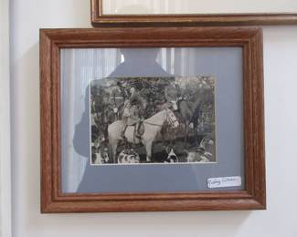 Real phot print of hunt. 