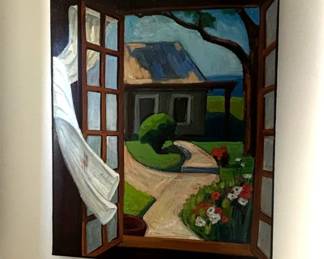 Lovely painting, local artist.