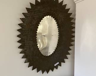 Mexican tin frame, or mirror...