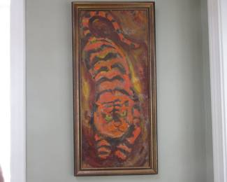 Tiger Oil painting
