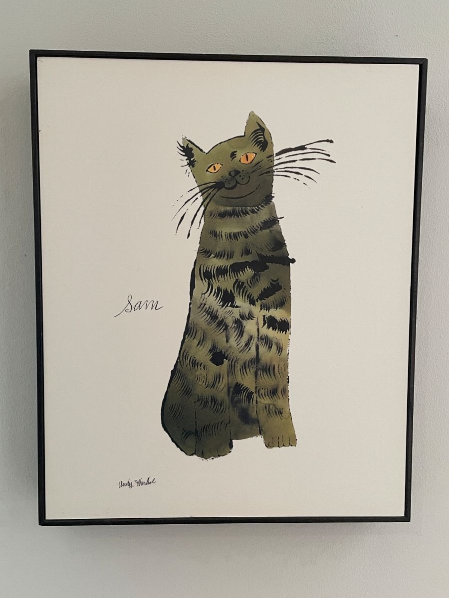 Andy Warhol print, Green Sam 