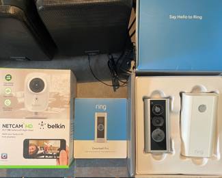 Ring Doorbell, Belkin Netcam HD