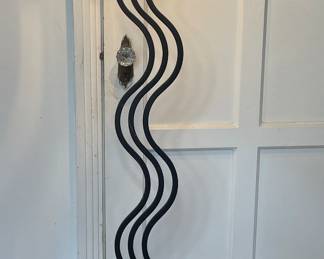 Vintage wavy floor lamp