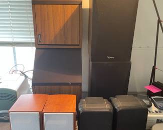 Speakers: Sony, UBL, Infinity, Bose