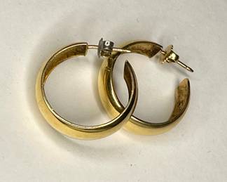 Gold 14k hoop earrings