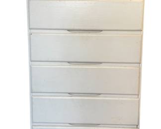 5 drawer wood dresser