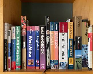 Large collection of travel books