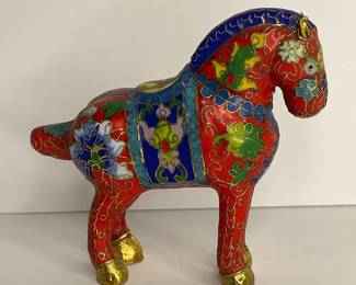 Cloisonné  horse 