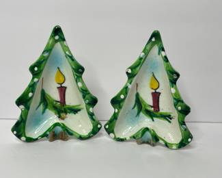 Holt Howard vintage tree dishes 