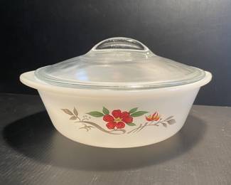 Vintage Pyrex, June Rose pattern 